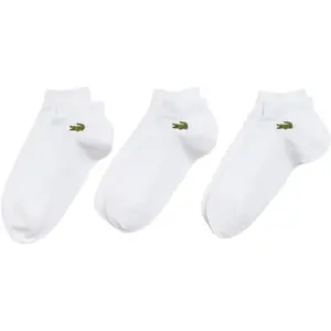 LACOSTE Женские носки щиколотки 3 штуки белые
