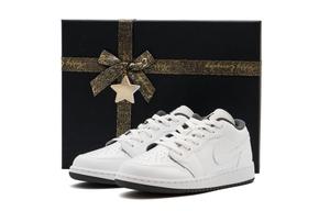 Jordan Баскетбольные кроссовки Air 1 с амортизацией, износостойкие, винтажные, низкие, унисекс, белые