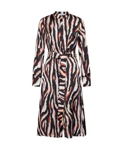 Платье с принтом и перекрестным вырезом. Silvian Heach, мультиколор