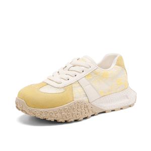 ST&SAT Женские низкие кеды желтые, цвет Yellow