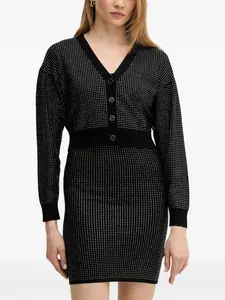 Кардиган с кристаллами GUESS USA, черный