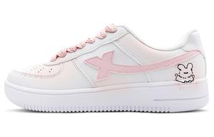 XTEP Кроссовки Air Force One Slip, водонепроницаемые, легкие, низкие, женские, розовые