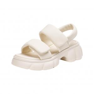 Женские сандалии на одной брезке 5,5 см DUSTO, абрикос