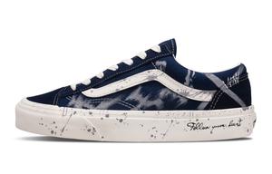 Vans Низкие кроссовки для скейтбординга Style 36, унисекс, темно-синие