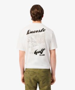 Футболка Lacoste Golf Ultra Dry с принтом на спине
