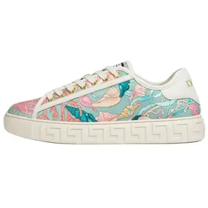 VERSACE Грека Лоу топ скейтборд обувь женские зеленые