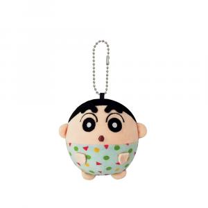 Милый мультяшный плюшевый кулон в стиле «сладкая куколка», высота 8 см Crayon Shinchan, round pajamas with shin-chan charm