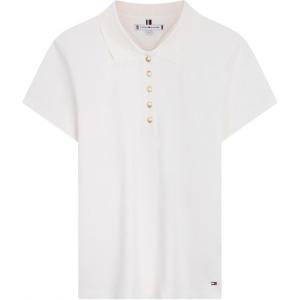 Женская поло Tommy Hilfiger, белый