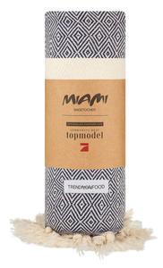 Банное полотенце 160/95 см темно-синее, темно-синий