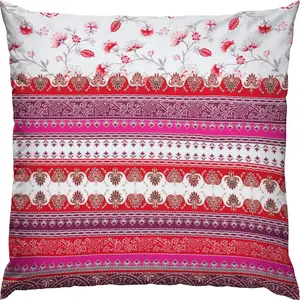 Наволочка розово-белая 80x80 см Erwin Müller