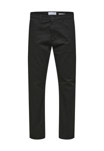 Брюки-чиносы Miles, приталенные, мужские SELECTED, черный