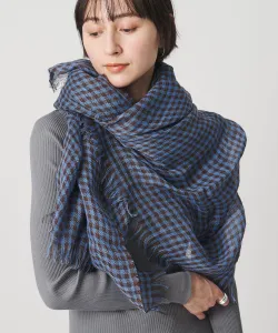 Шарф в клетку MARIANI LIN United Arrows, цвет Dk Brown