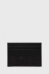 Кожаный футляр для карточек BOSS 50470809 Boss, черный