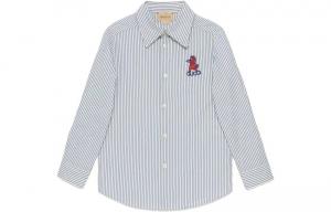 Детская рубашка Gucci, синий