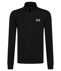 Толстовка мужская Ea7 Regular Fit с белым логотипом, черный