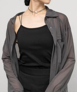 Топ на бретельках с двойными бретелями Kbf, цвет Black