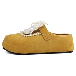 Craftsman gang Женские закрытые тапочки желтые, цвет Yellow