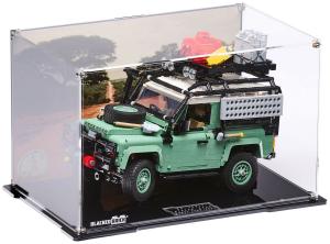 Витрина с фоном Blacked Brick для LEGO ICONS 10317 Land Rover Classic Defender 90 / Blacked Brick Inna marka