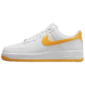 Кроссовки Nike Air Force 1 Skateboarding Shoes Men Low-top White/yellow, белый/желтый