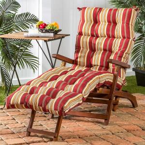Greendale Home Fashions 72-дюймовая подушка для уличного шезлонга, цвет Roma Stripe