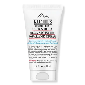 Ультраувлажняющий крем для тела с скваланом Ultra Body Mega Moisture Kiehl's Since 1851, 2.5 oz