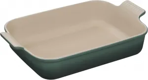 Блюдо керамическое Le Creuset Heritage прямоугольное, 30 см x 23 см, зеленый