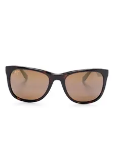 Солнцезащитные очки Kikonia XL Maui Jim, коричневый