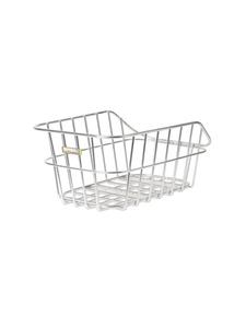 BASIL Задняя корзина "Cento Aluminium" серебристого цвета