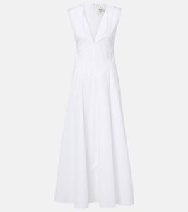Хлопковое миди-платье Anisa Tove, белый