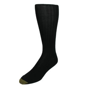 Мужские носки из мерсеризованного хлопка выше икры (упаковка из 3 шт.) Gold Toe, черный