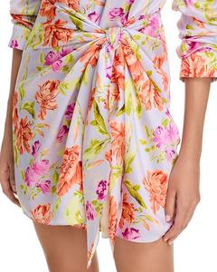 Мини-платье «Полуночные тюльпаны» Cinq à Sept, мультиколор