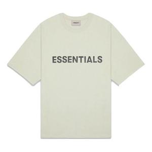 Футболка fw20 logo tee 'sage' Fear Of God Essentials, зеленый