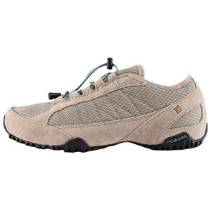 Columbia Женские кроссовки для походов с низким верхом и противоскользящей подошвой, светло-коричневые