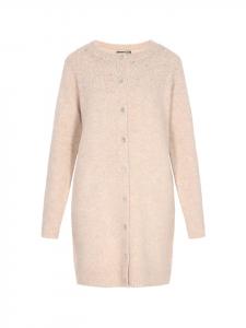 Женский кардиган бежевого меланжа DreiMaster Vintage