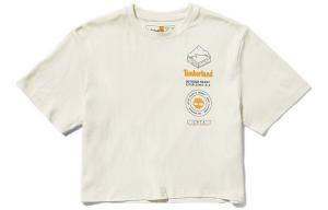 Укороченный топ женский винтажный белый Timberland