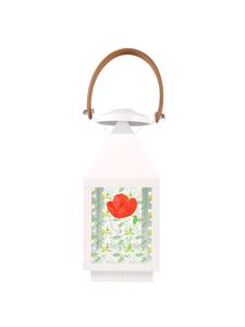 Mr. & Mrs. Panda Фонарик в виде мака без надписи, прозрачный