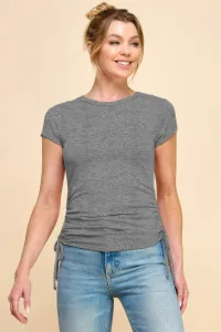 Женский топ с боковыми сборками Truedames