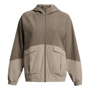 Куртка armoursport cargo oversized jacket 'brown' Under Armour, коричневый
