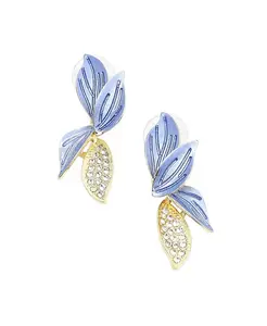 Женские серьги-лепестки Sohi, blue
