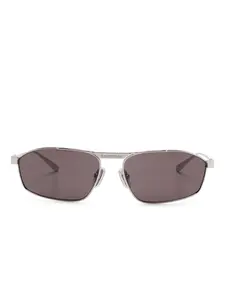 Солнцезащитные очки BB0416S Balenciaga Eyewear, серебяный