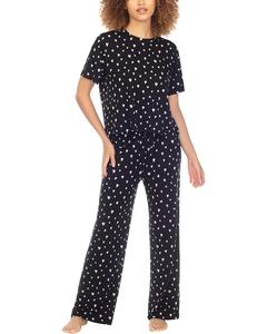 Пижама Honeydew Intimates All American Jersey, цвет Black Hearts
