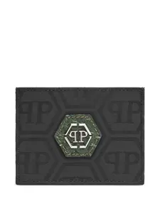 Картхолдер с логотипом Philipp Plein, черный