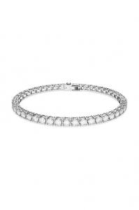 Браслет Матрица Swarovski, серебряный