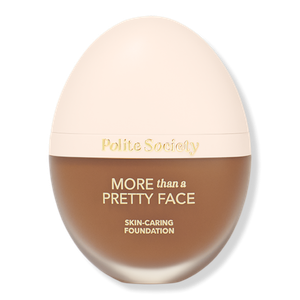 Больше, чем просто красивое лицо: тональный крем для ухода за кожей. Polite Society, Deep Warm (deep with golden to red undertone for dark skin)