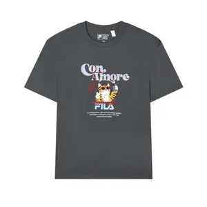 ФИЛА Женская футболка FILA, цвет Cangjie gray