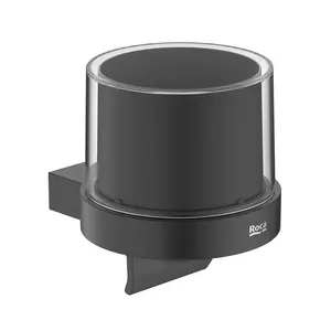 Настенный диспенсер Hotel Round Roca с рычагом, матовый черный