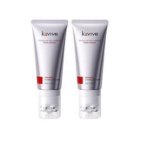 Крем для шеи, подтягивающий, увлажняющий, восстанавливающий, увлажняющий, разглаживающий морщины, осветляющий Kuvive, 100g*2