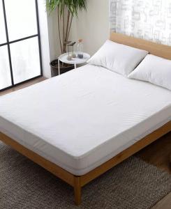 Бархатный плюшевый водонепроницаемый чехол для двойного матраса Cheer Collection, белый