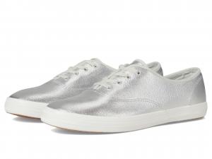 Кроссовки Keds Champion Leather Luxe, Silver Leather