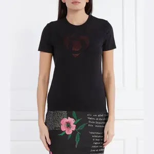 Футболка стандартного кроя Desigual, черный